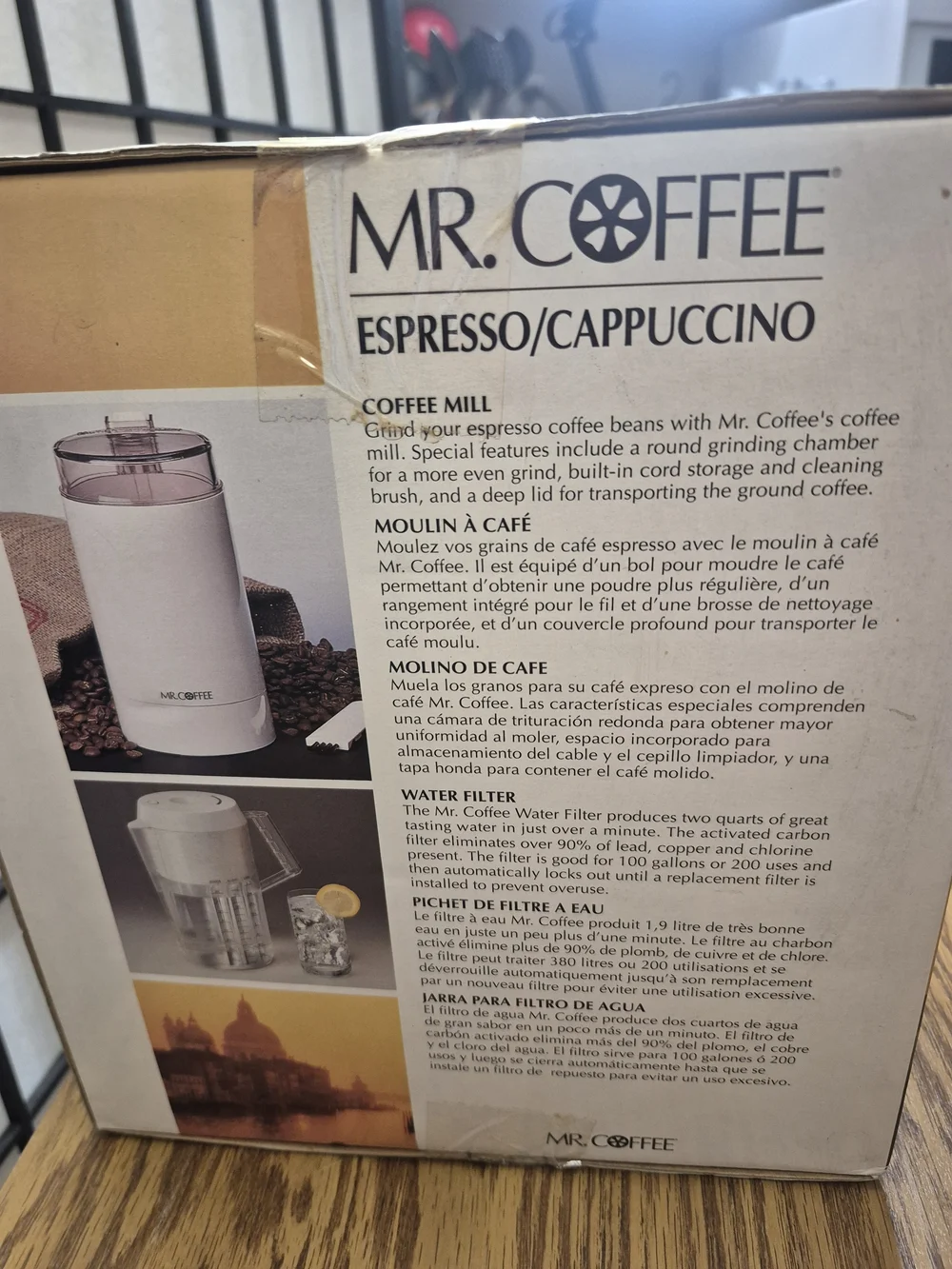 NEW Early 90'sMr. Coffee Espresso & Cappuccino Machine Model ECM3 Unopened